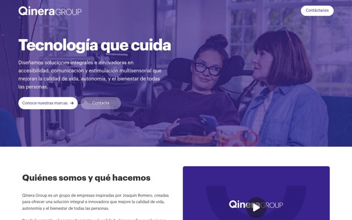 Screenshot von qineragroup.com