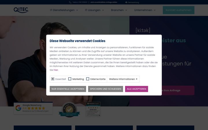 Képernyőkép: qitec.de