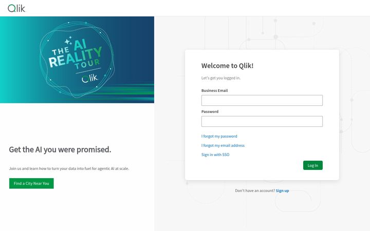 Екранна снимка на qlikcloud.com