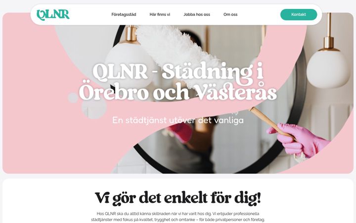Skærmbillede af qlnr.se