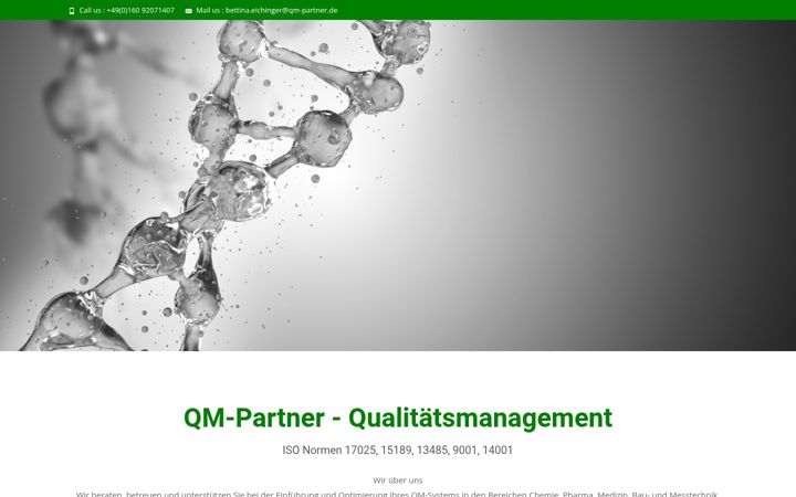 Skjermbilde av qm-partner.de