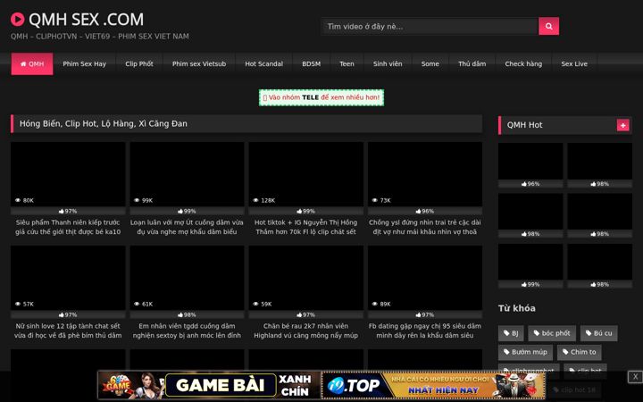 Screenshot of qmhsex.com