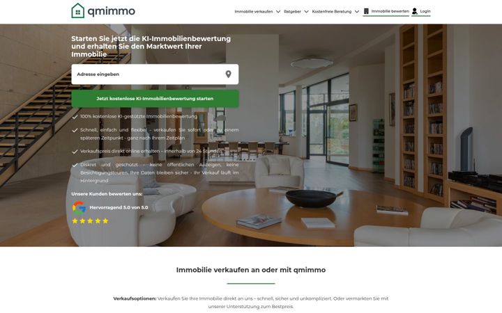 Képernyőkép: qmimmo.com