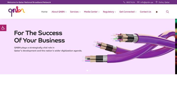Screenshot of qnbn.qa