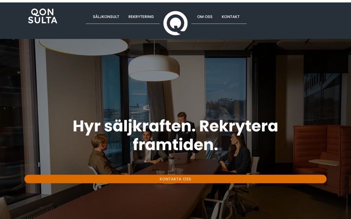 Screenshot stránky qonsulta.se