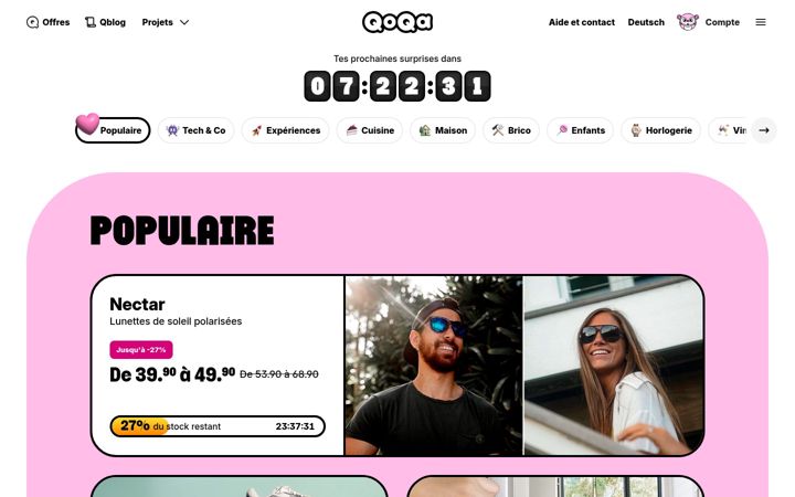 Skærmbillede af qoqa.ch