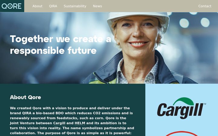 Screenshot von qorellc.com