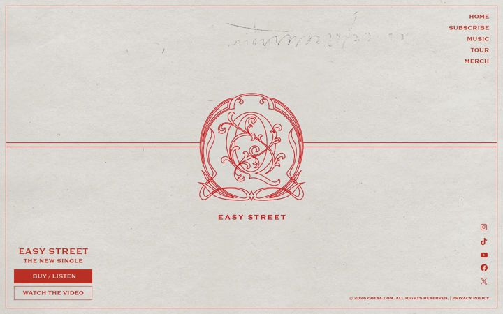 Screenshot of qotsa.com