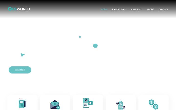 Skärmbild av qpayworld.com