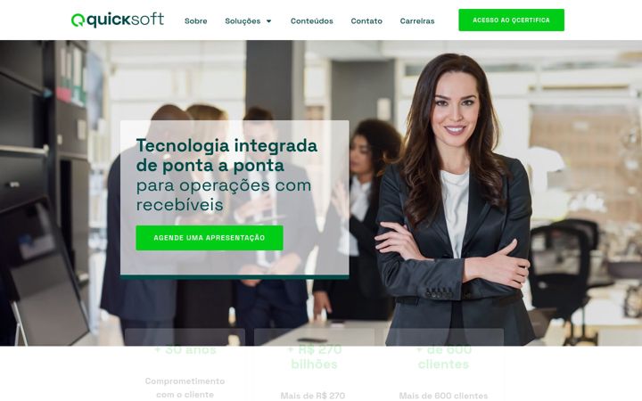Screenshot of qprof.com.br