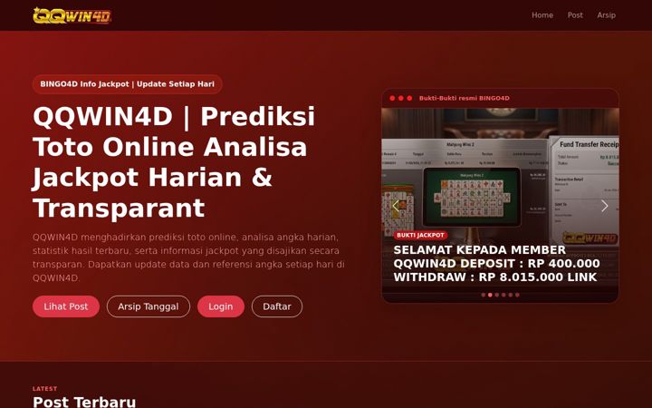 Screenshot του qqwin4dbsc.com