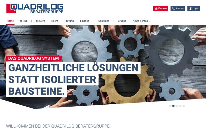 Screenshot of quadrilog.de