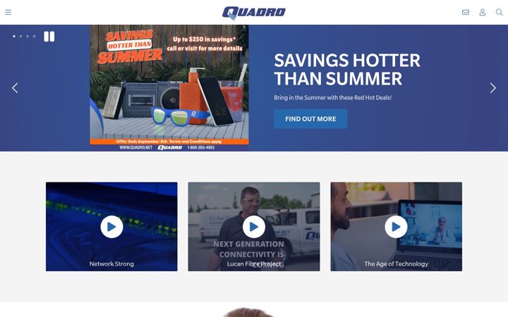 Screenshot of quadro.net