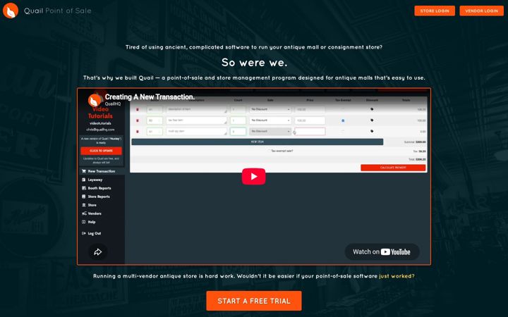 Screenshot of quailhq.com