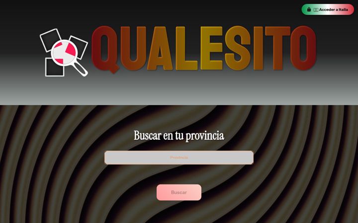 Screenshot of qualesito.com