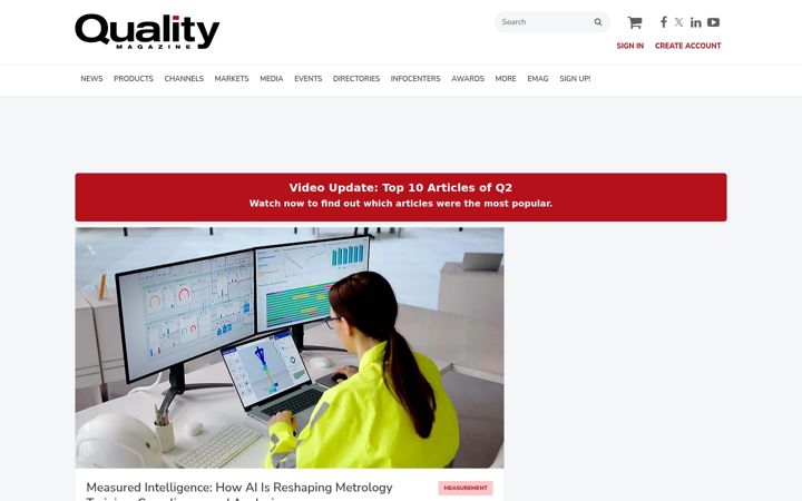 Screenshot of qualitymag.com