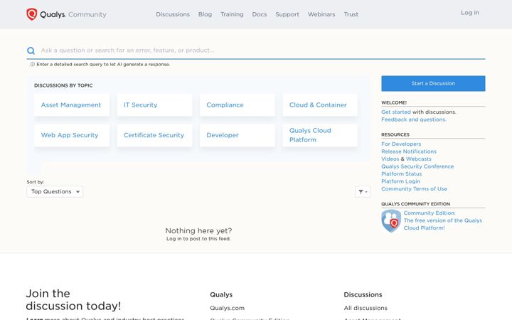 Screenshot of qualys.ae