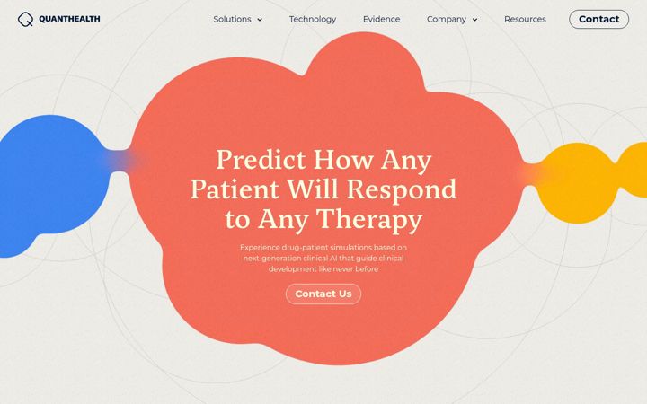 Screenshot of quanthealth.ai