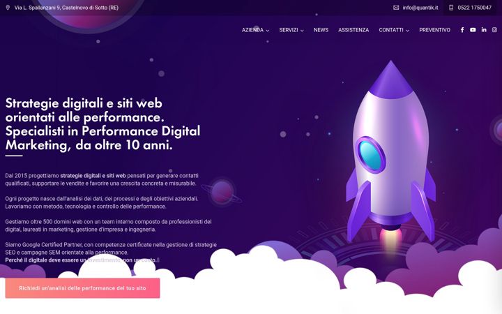 Screenshot of quantik.it