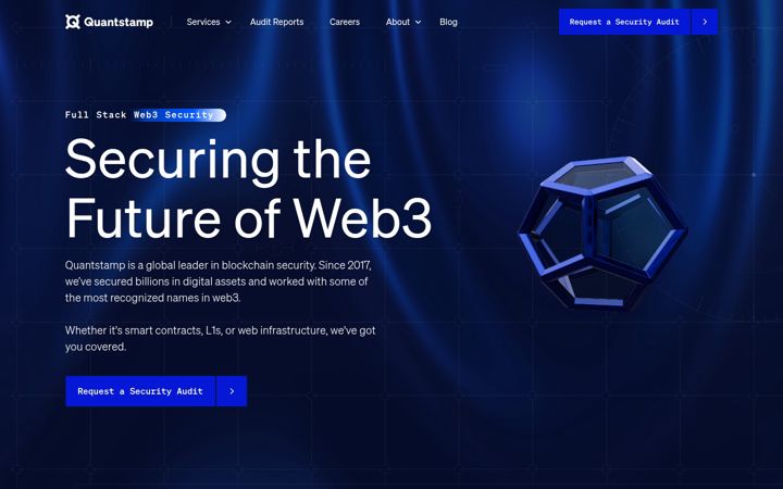 Screenshot of quantstamp.com