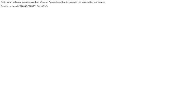 Screenshot of quantum-pfe.com
