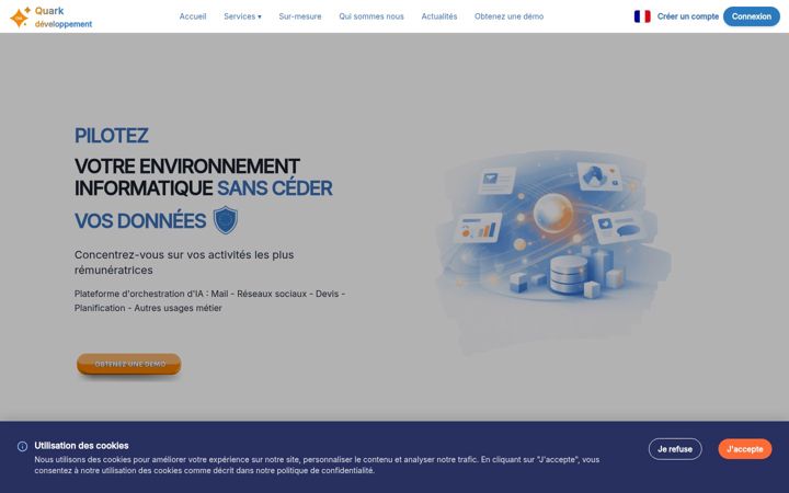 Screenshot of quark-developpement.com