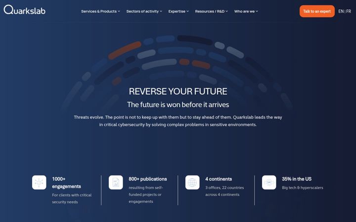 Screenshot of quarkslab.com