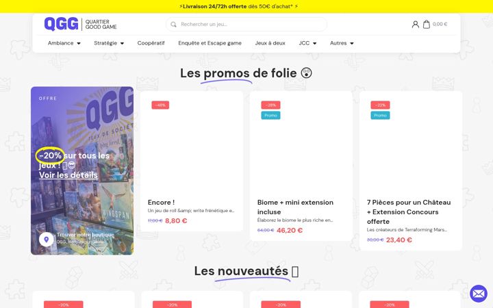 Zrzut ekranu quartiergoodgame.fr