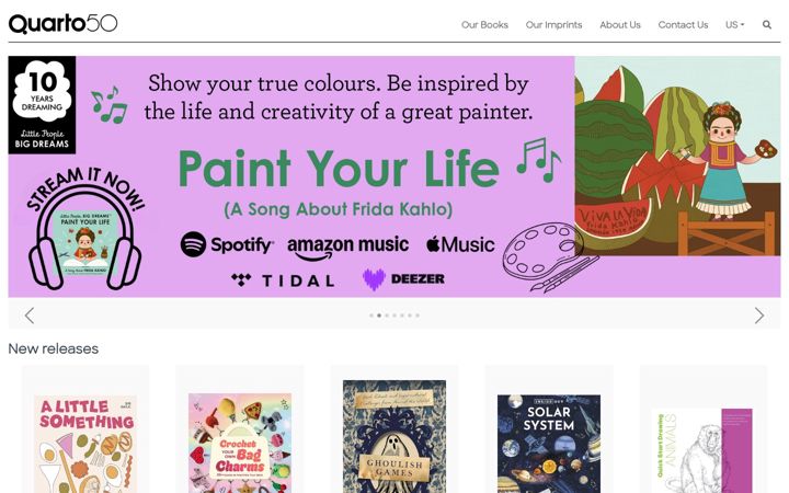 Screenshot of quarto.com