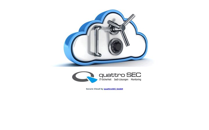 Screenshot of quattrosec.cloud