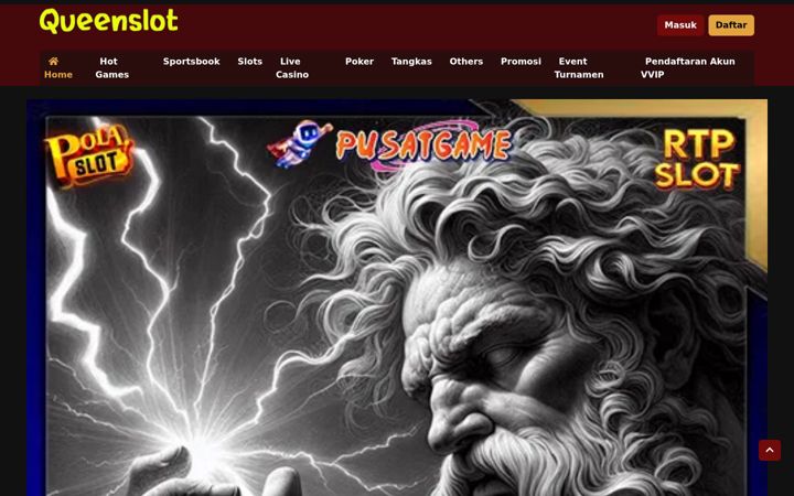 Screenshot of queen-slot.com