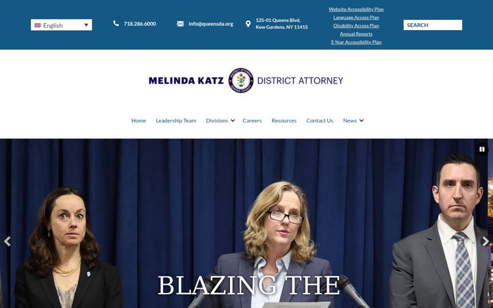 Screenshot of queensda.org