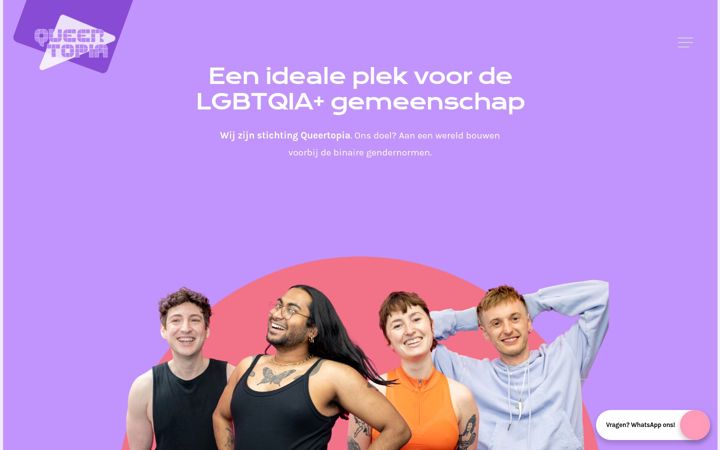 Screenshot of queertopia.nl