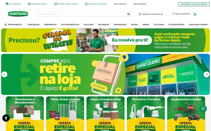 Screenshot of queroquero.com.br