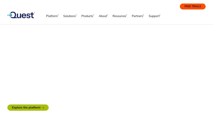 Screenshot stránky quest.com