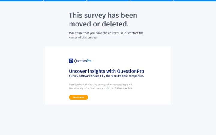 Screenshot of questionpro.eu