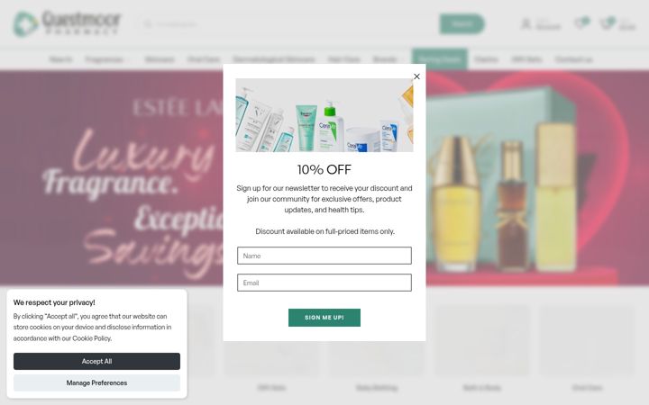Képernyőkép: questmoorpharmacy.co.uk