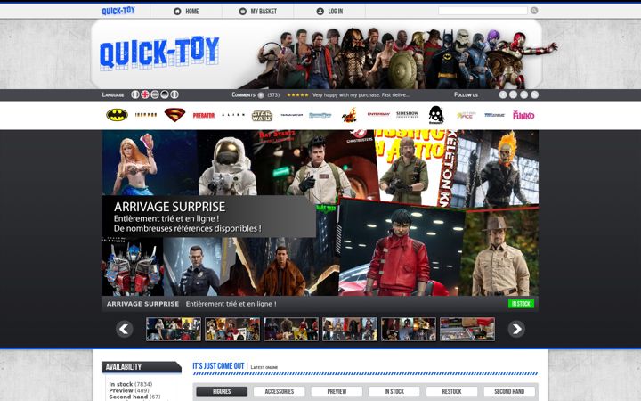 Screenshot of quick-toy.com