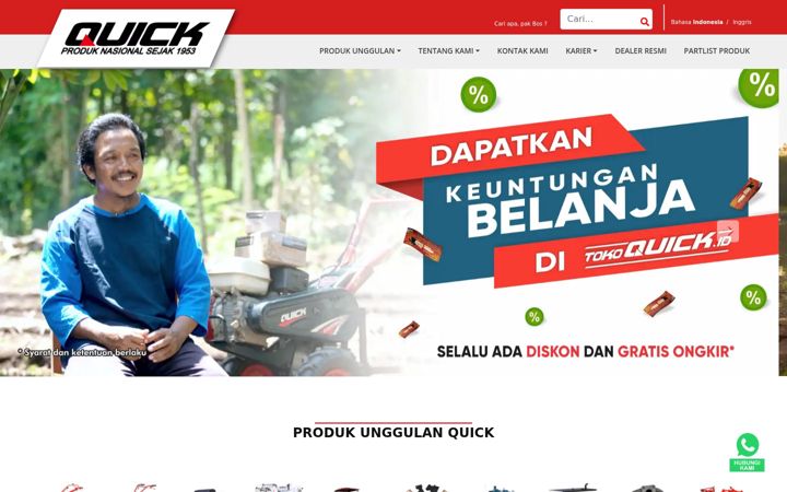 Screenshot of quick.co.id