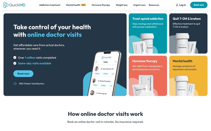 Screenshot of quick.md