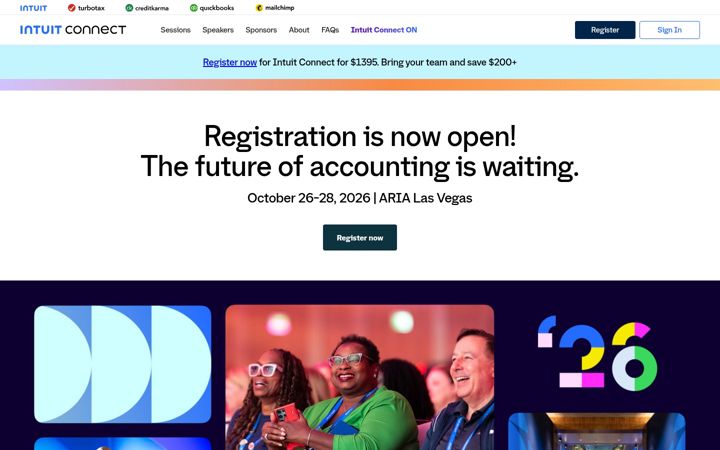 Screenshot of quickbooksconnect.com