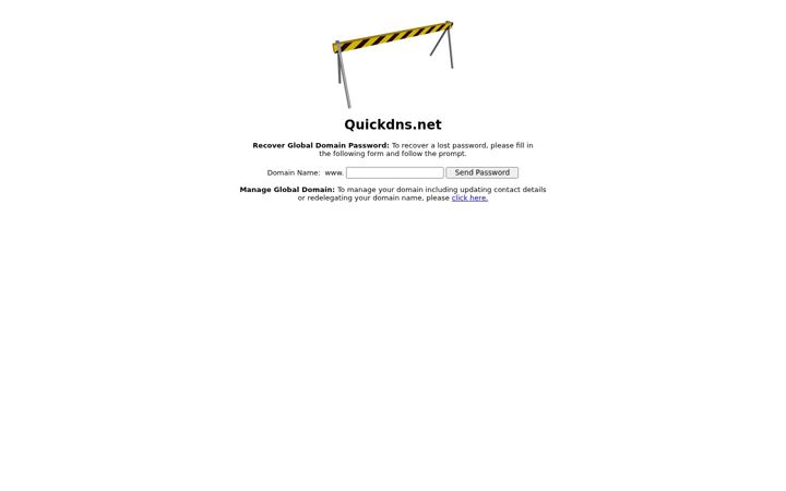 Screenshot of quickdns.net