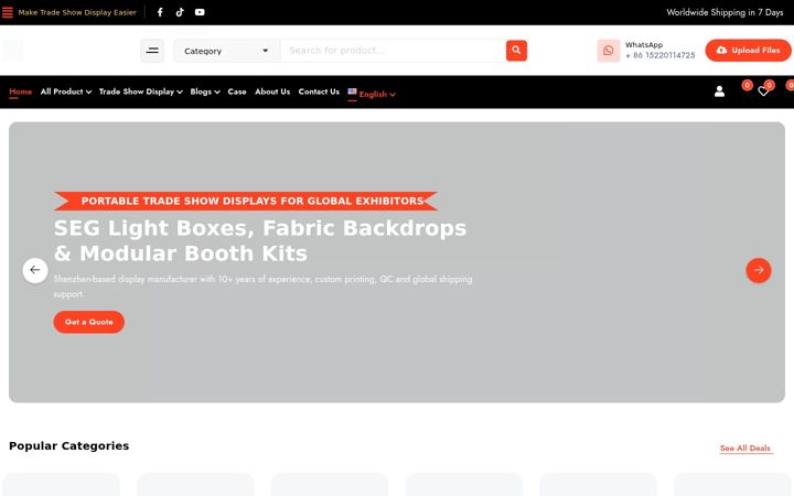 Screenshot of quicklyshow.com