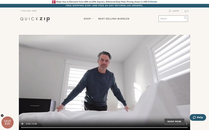 Skärmbild av quickzip.com