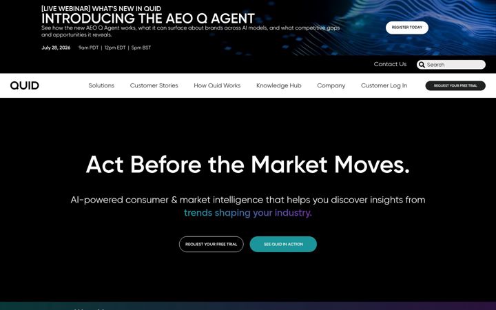 Screenshot of quid.com
