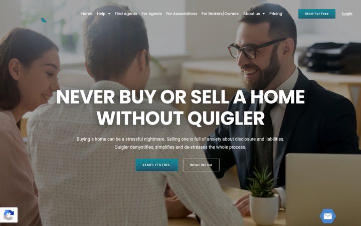 Screenshot of quigler.com