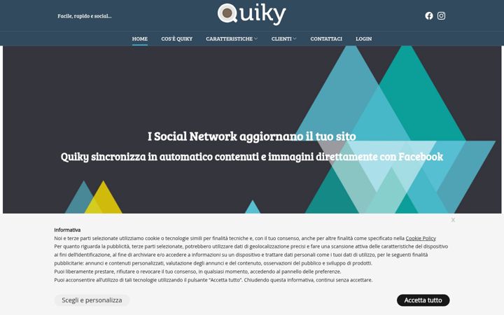 Screenshot of quiky.it