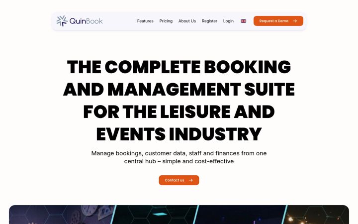 Screenshot of quinbook.com