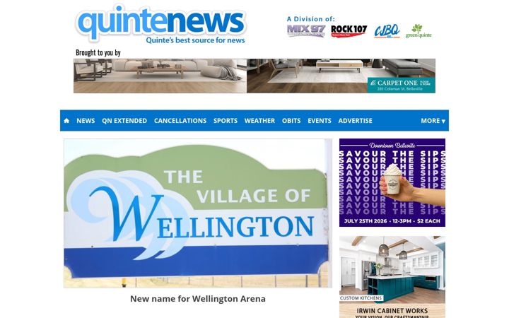 Screenshot of quintenews.com
