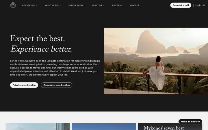 Screenshot of quintessentially.com